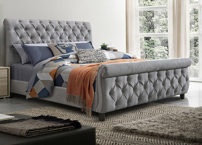Morgan Fabric King Size Bed